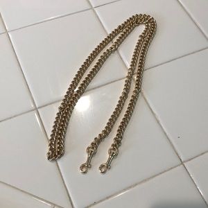 Gold metal purse chain